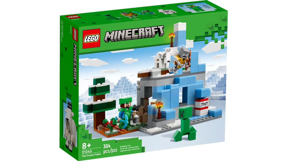 Stavebnice Lego Minecraft LEDOVÉ HORY 21243