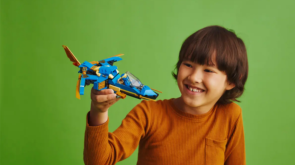 Stavebnice LEGO NINJAGO Jayova blesková stíhačka EVO