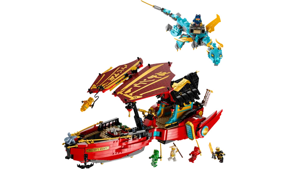 Stavebnice LEGO NINJAGO Odměna osudu – závod s časem 71797