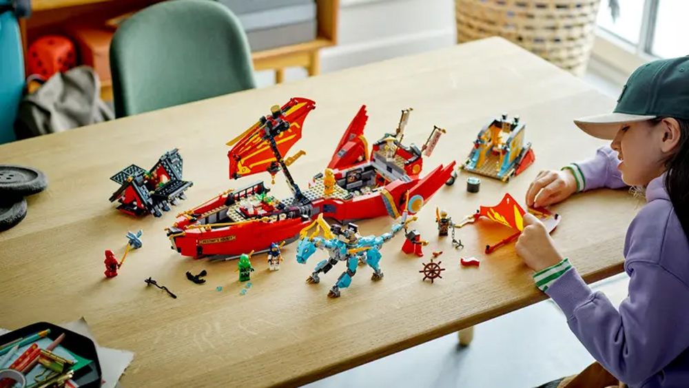 Stavebnice LEGO NINJAGO Odměna osudu – závod s časem 71797