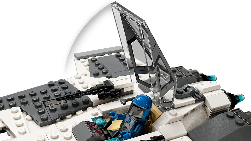 Stavebnice LEGO® Star Wars 75348 Mandalorianská stíhačka třídy Fang proti TIE Interceptoru