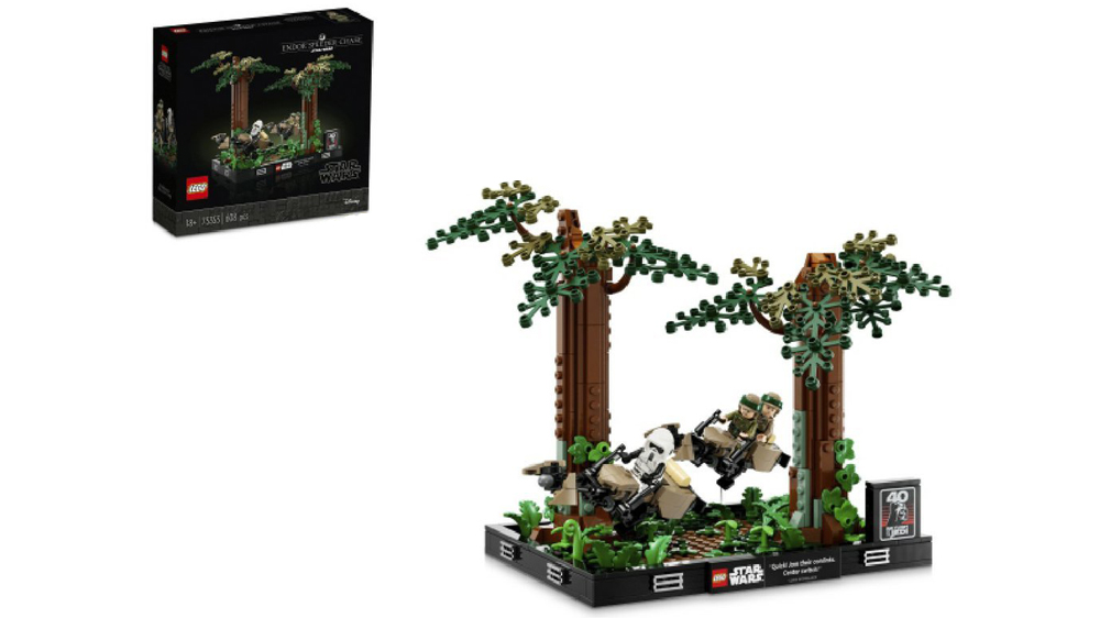 Stavebnice LEGO® Honička spídrů na planetě Endor – dioráma 75353