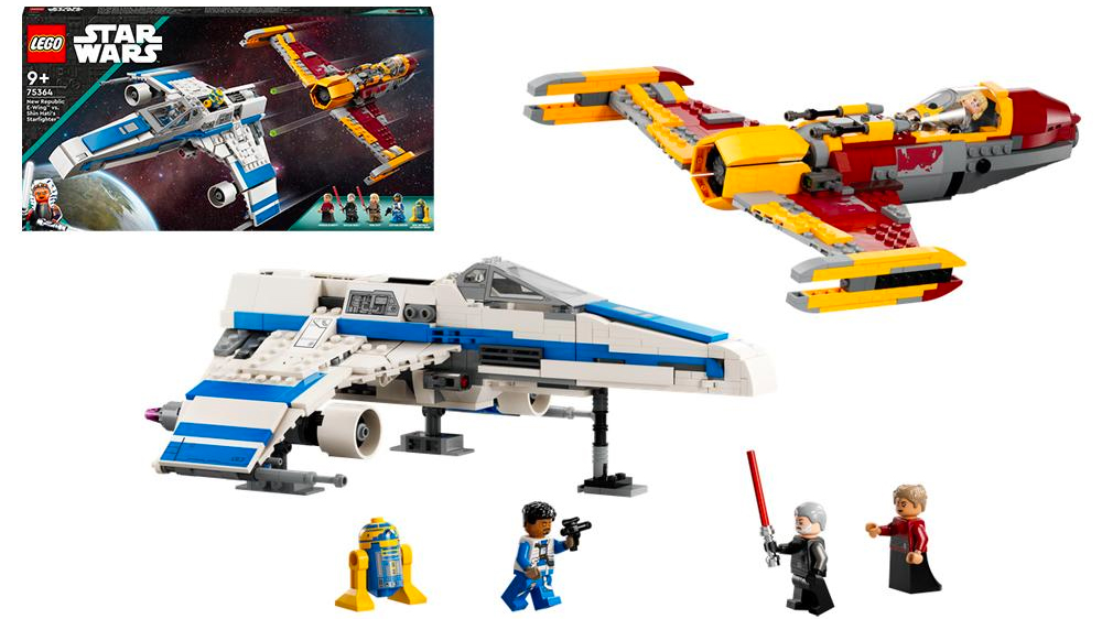 Stavebnice LEGO® Stíhačka E-wing Nové republiky vs Shin Hati 75364