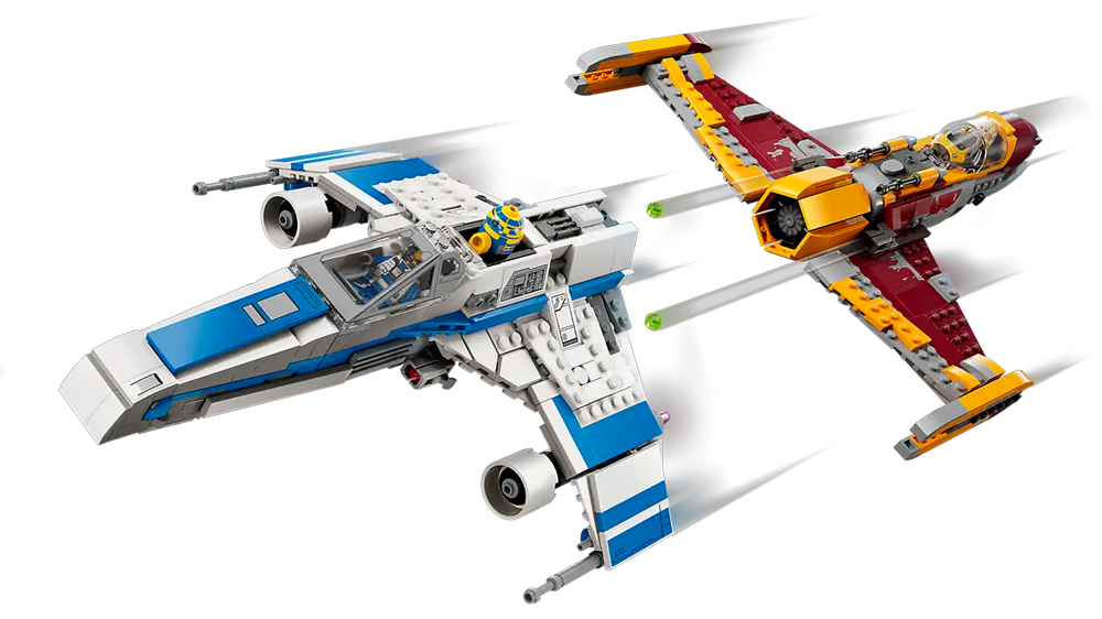 Stavebnice LEGO® Stíhačka E-wing Nové republiky vs Shin Hati 75364