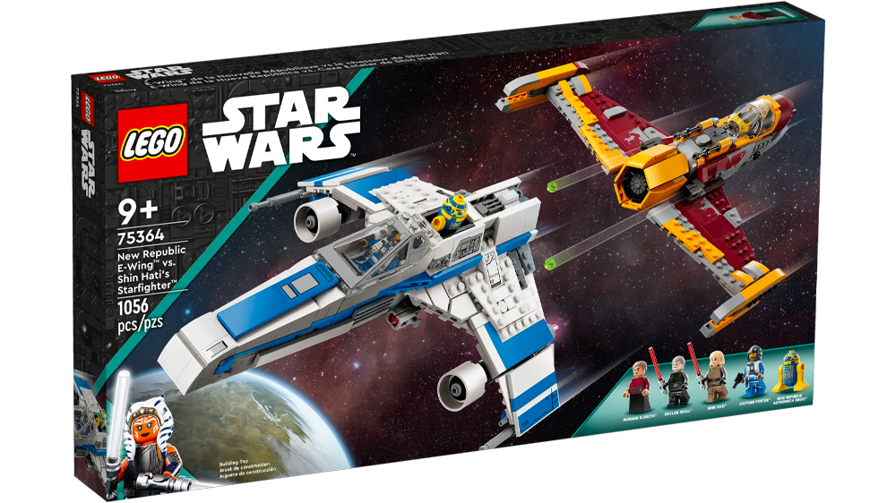 Stavebnice LEGO® Stíhačka E-wing Nové republiky vs Shin Hati 75364