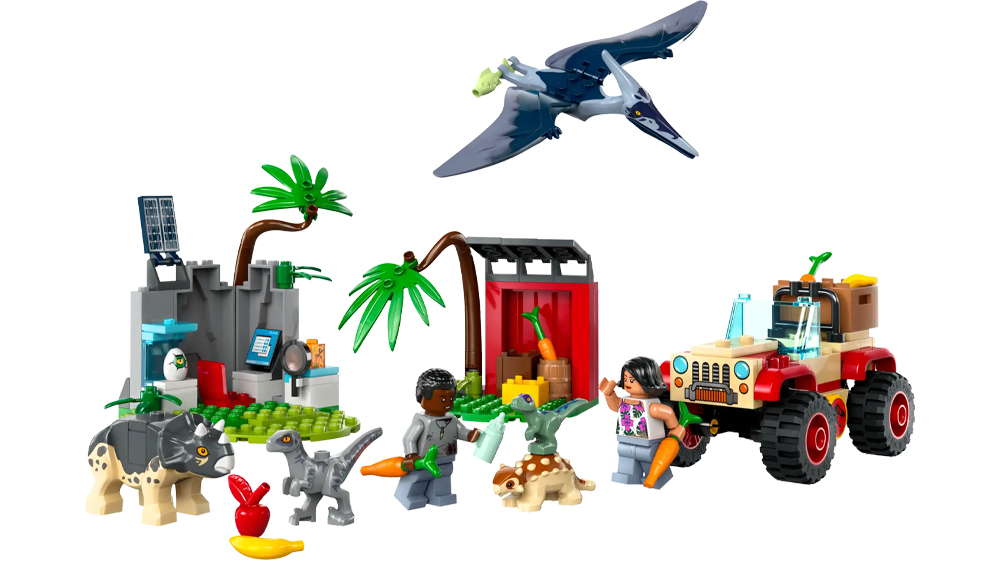 Stavebnice LEGO® Záchranářské středisko pro dinosauří mláďata 76963 EW_01