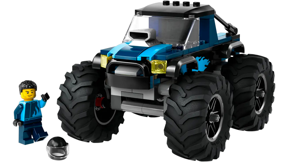 Stavebnice LEGO® City 60402 Modrý monster truck s figurkou EW_01