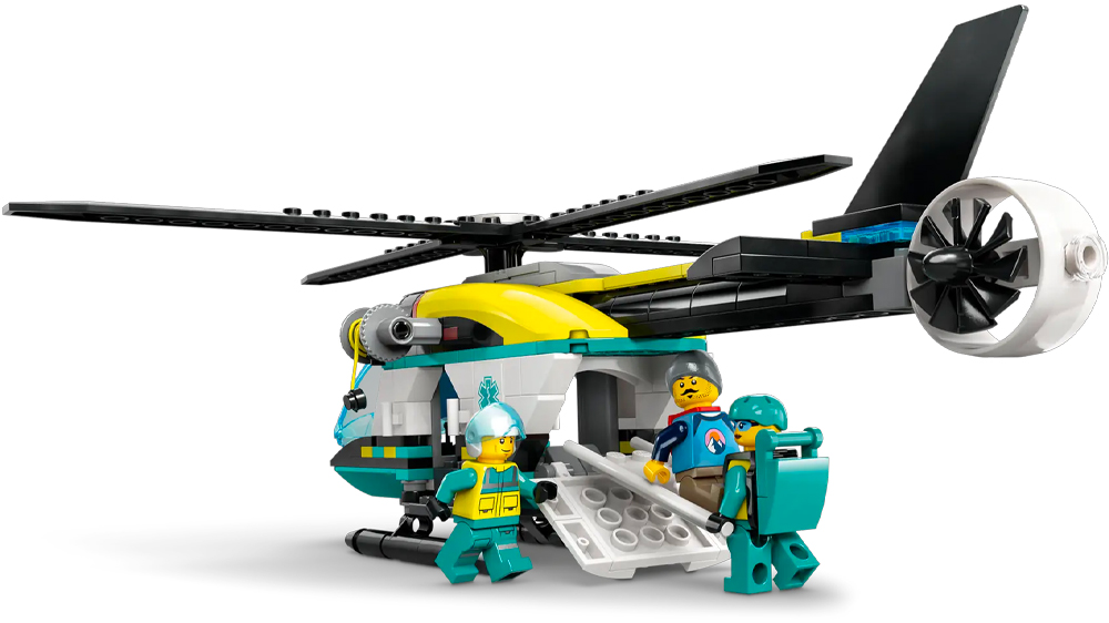 Stavebnice LEGO® City 60405 Záchranářská helikoptéra a otevírací nákladový prostor EW_02