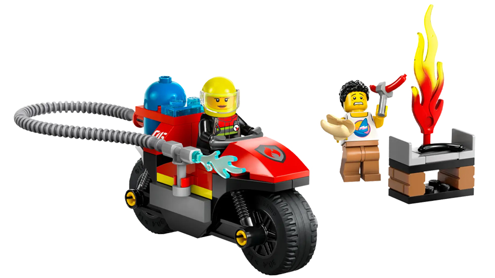 Stavebnice LEGO® Hasičská záchranná motorka 60410
