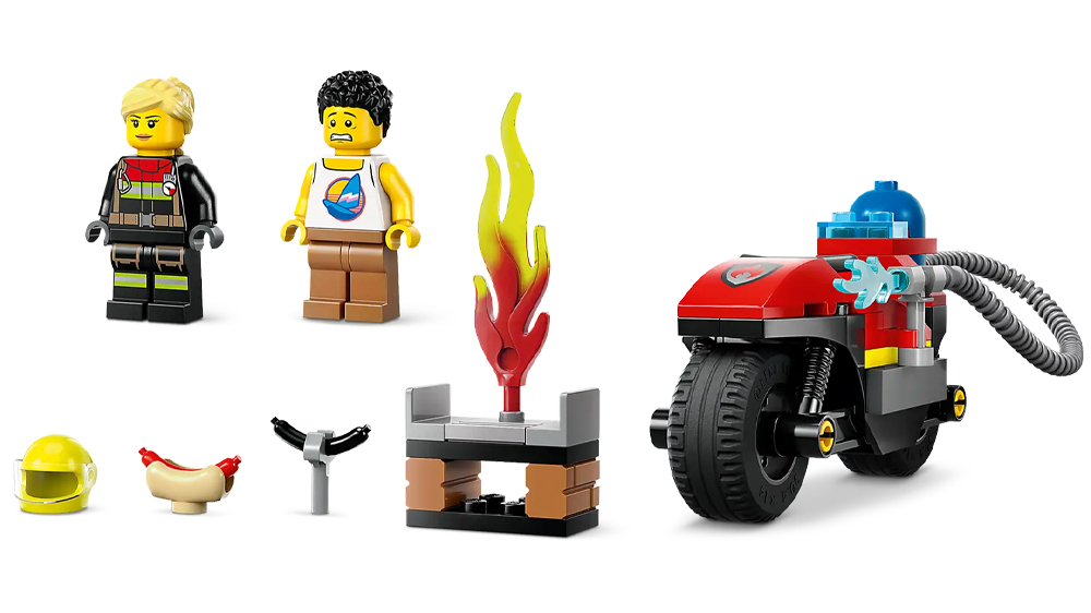 Stavebnice LEGO® Hasičská záchranná motorka 60410