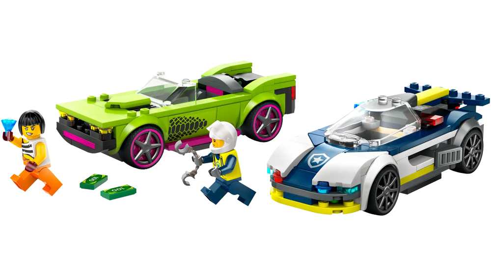 Stavebnice LEGO® Honička policejního auta a sporťáku 60415