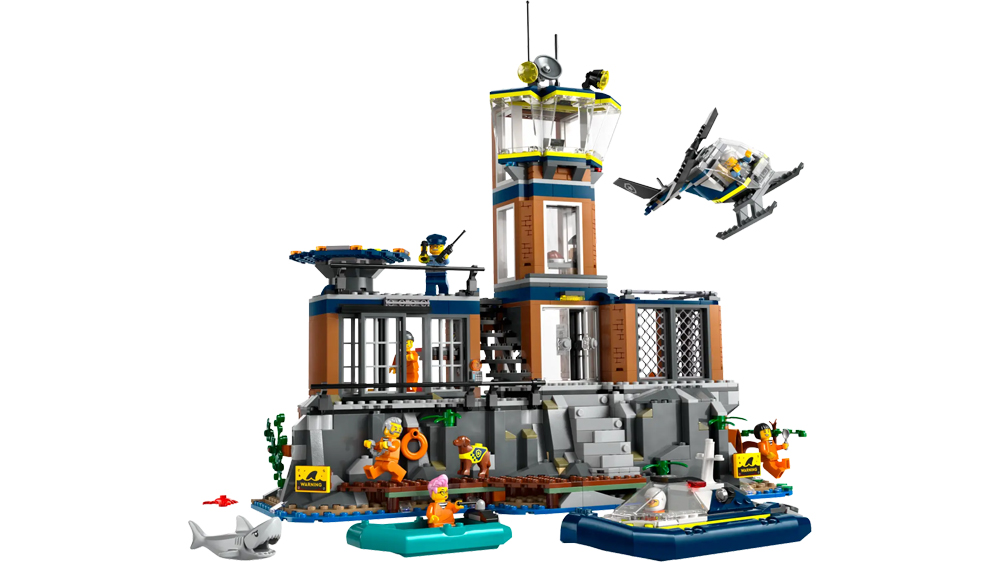 Stavebnice LEGO® Policie a vězení na ostrově 60419