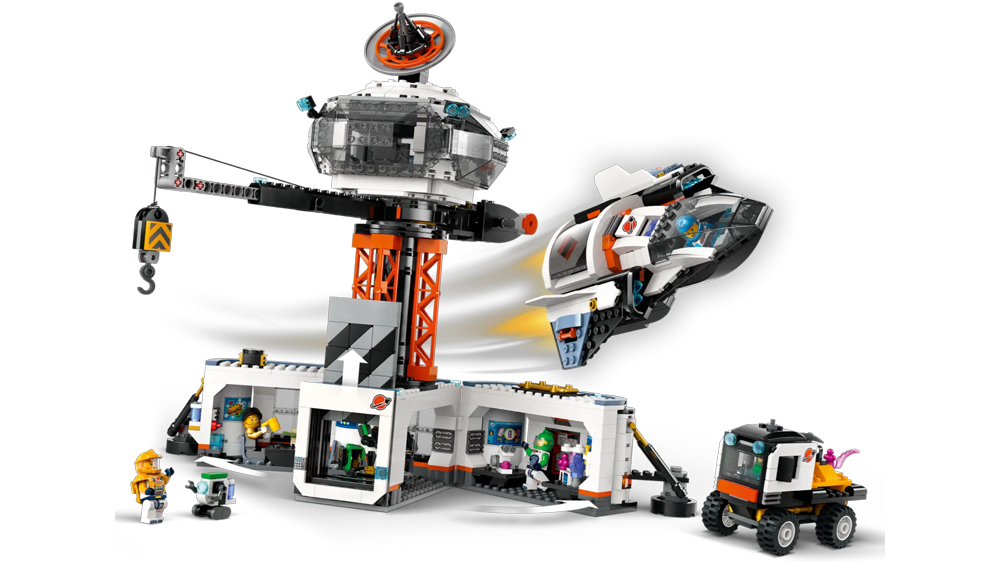Stavebnice LEGO® Vesmírná základna a startovací rampa pro raketu 60434