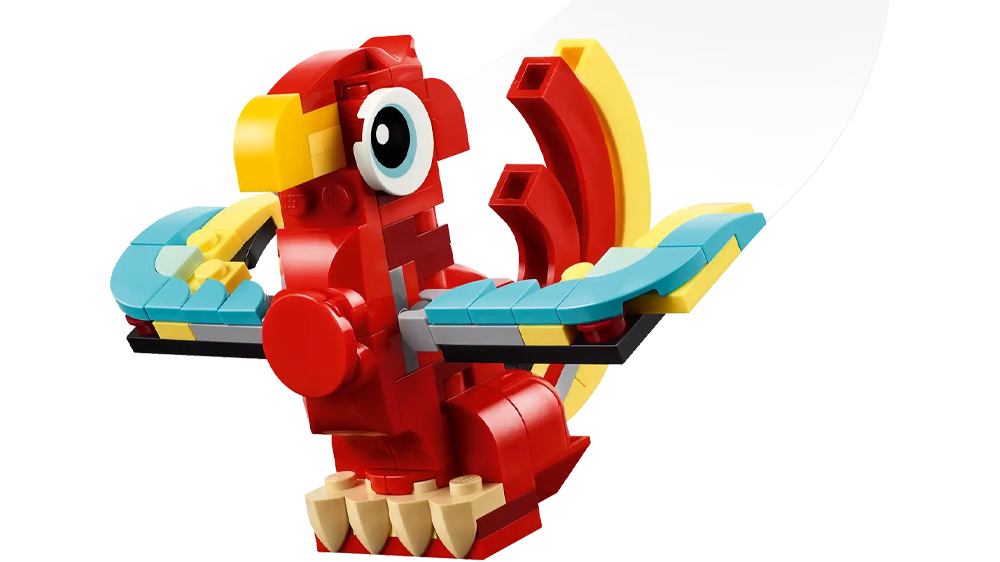 Stavebnice LEGO® Creator 3 v 1 Červený drak 31145