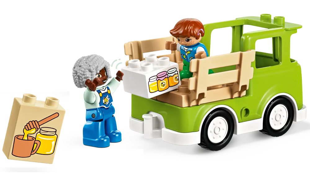 Vůz a figurky ve stavebnici LEGO® DUPLO® Péče o včelky a úly 10419 EW_03