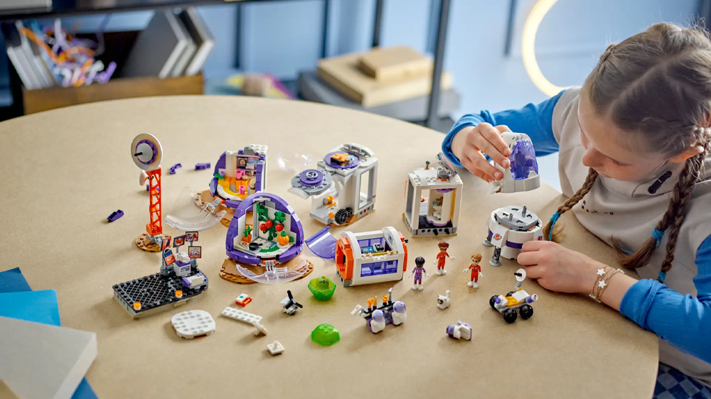 Kostky stavebnice LEGO® Friends Základna na Marsu a raketa 42605 EW_04