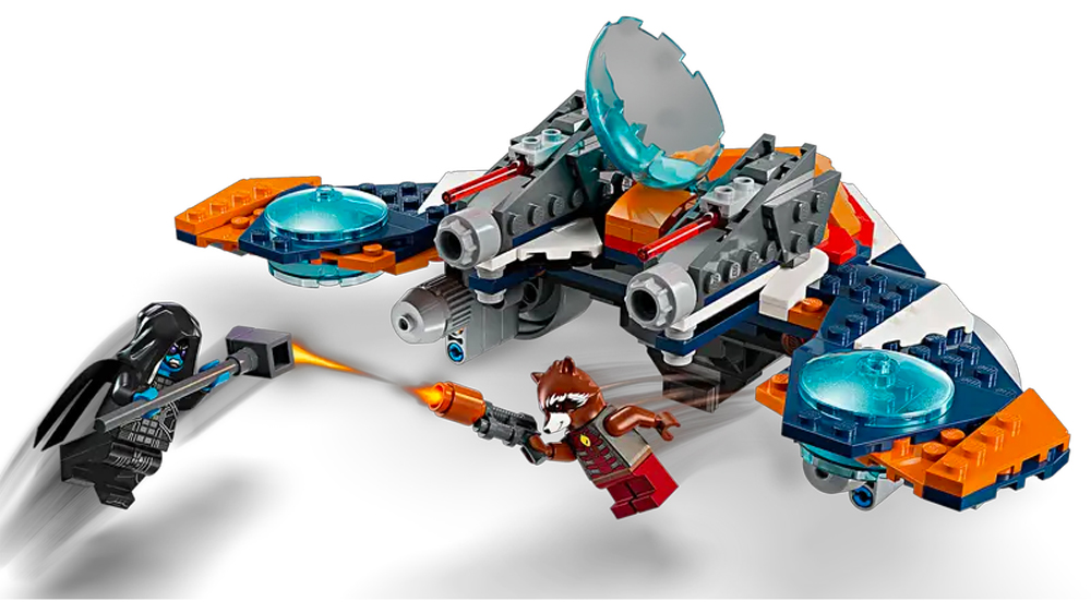 LEGO® Rocketův tryskáč Warbird vs. Ronan 76278_02