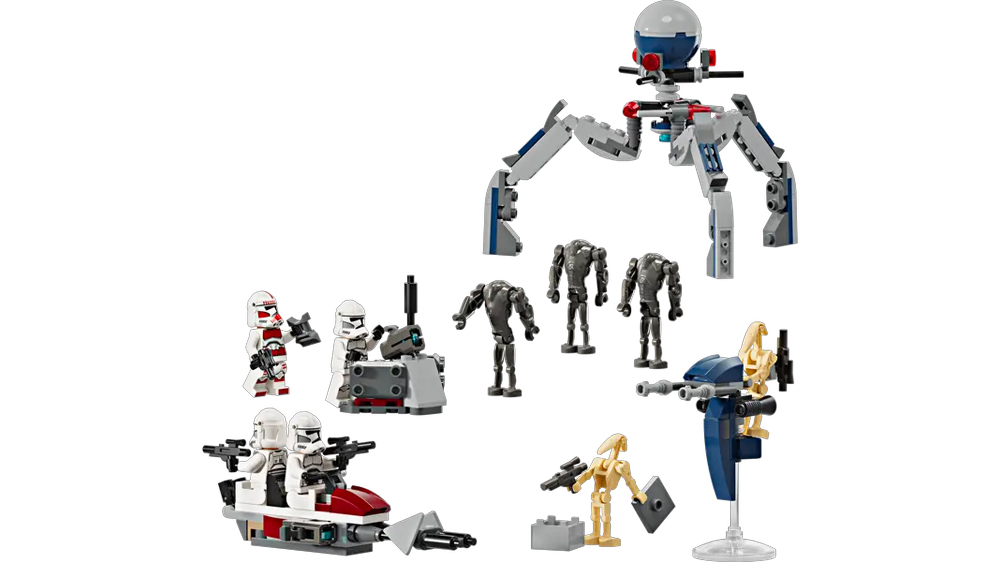 Stavebnice LEGO® Star Wars™ 75372 Bitevní balíček klonového vojáka a bitevního droida_01