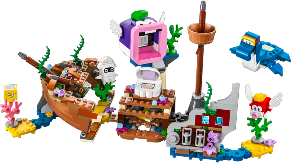 Stavebnice LEGO® Super Mario™ 71432 Dorrie a dobrodružství ve vraku lodi – rozšiřující set_01