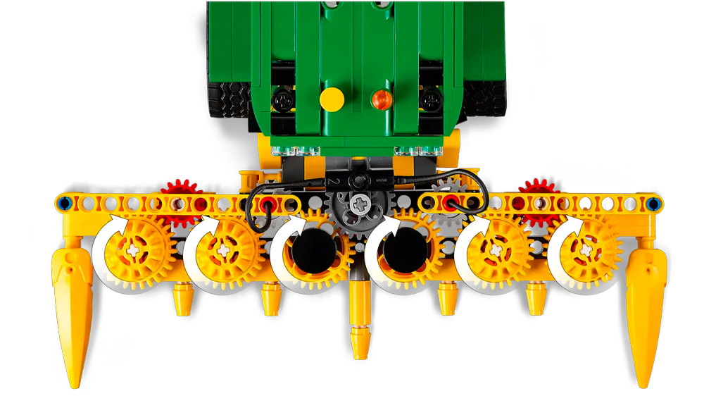 Pohyblivé části stavebnice LEGO® Technic 42168 John Deere 9700 Forage Harvester EW_02