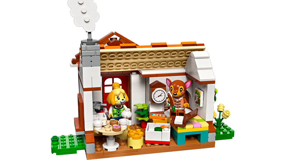 Domeček s doplňky ze stavebnice LEGO® Animal Crossing™ 77049 Návštěva u Isabelle EW_02