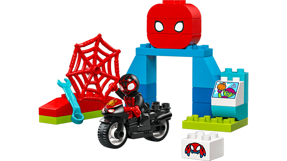 Stavebnice LEGO® DUPLO® Marvel Spin a dobrodružství na motorce 10424 EW_01