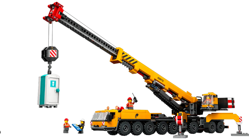 LEGO® City 60409 Žlutý pojízdný stavební jeřáb EW_01