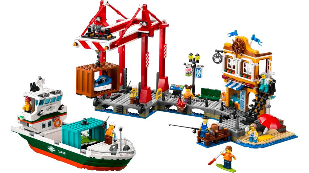 LEGO® City 60422 Přístav s nákladní lodí EW_01