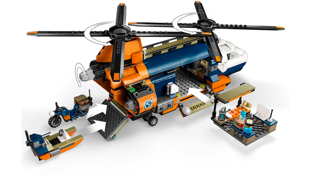 Helikoptéra ze stavebnice LEGO® City Helikoptéra na průzkum džungle 60437 EW_02