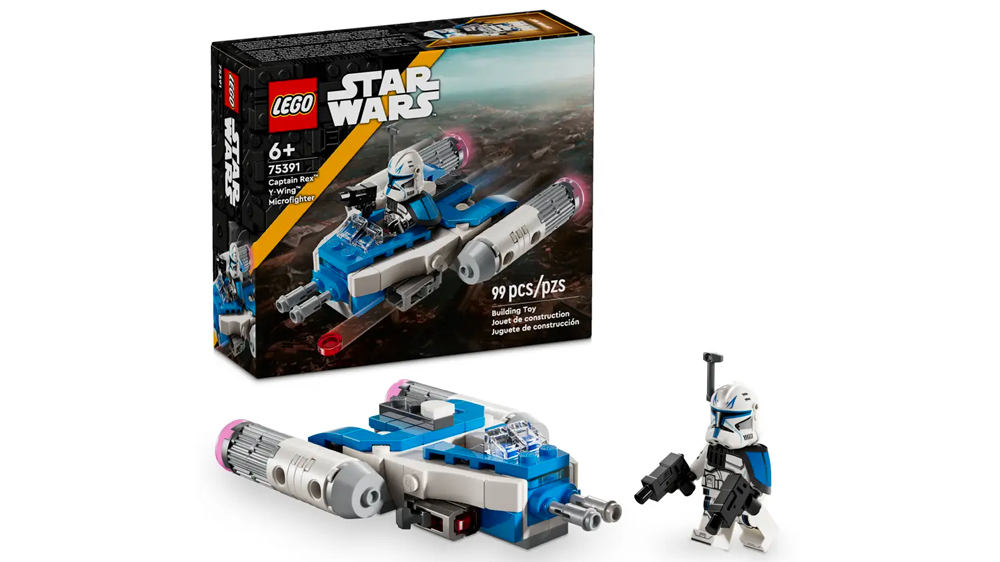 Stavebnice LEGO® Mikrostíhačka Y-wing kapitána Rexe 75391