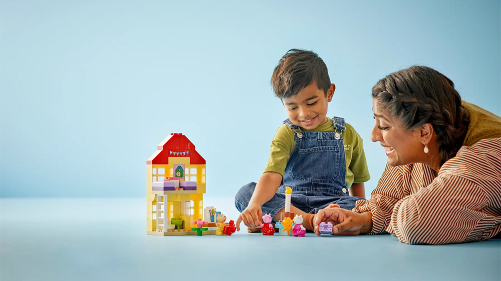 Stavebnice LEGO® DUPLO® 10433 Prasátko Peppa a narozeninový dům