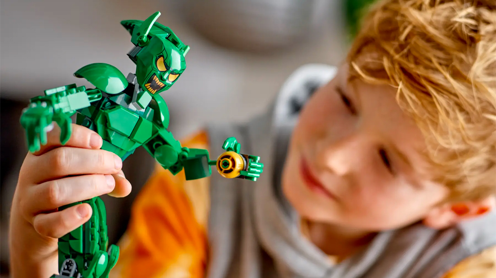 Stavebnice LEGO® Marvel Sestavitelná figurka: Zelený Goblin 76284