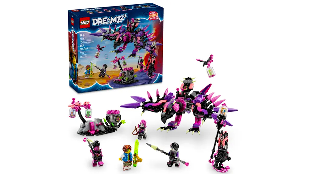 V&scaron;echny postavičky LEGO&reg; DREAMZzz Nikdyčarodějnice a jej&iacute; stvořen&iacute; z nočn&iacute; můry 71483_01