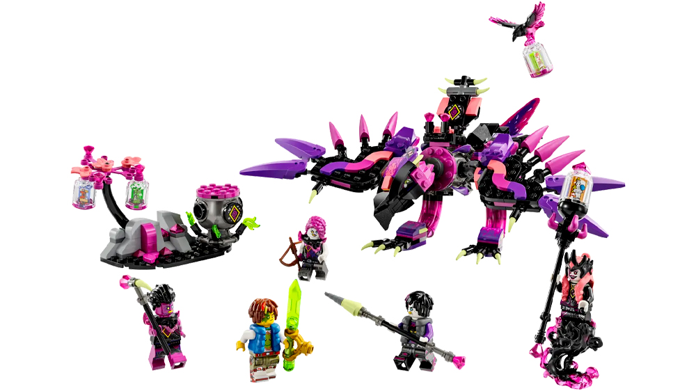 Postavičky LEGO&reg; DREAMZzz Nikdyčarodějnice a jej&iacute; stvořen&iacute; z nočn&iacute; můry 71483_02