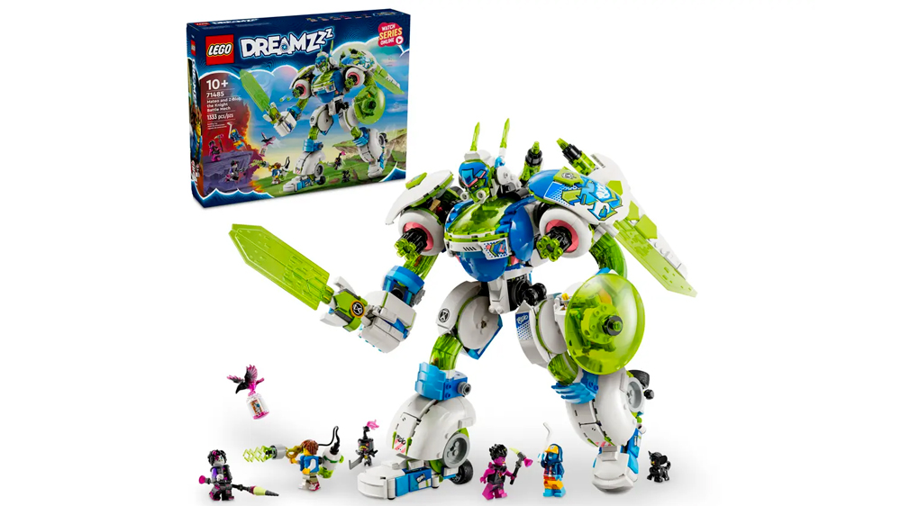 Krabice a figurky ze stavebnice LEGO® DREAMZzz Mateo a rytířský bojový robot Z-Flek 71485_01