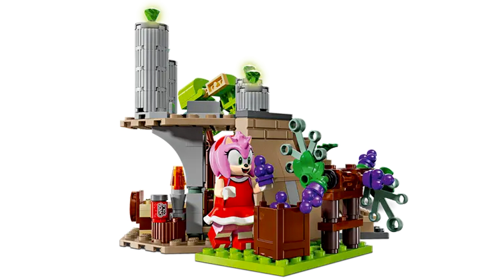 LEGO® stavebnice Knuckles a chrám Master Emerald kdy Amy sbírá hrozny_02