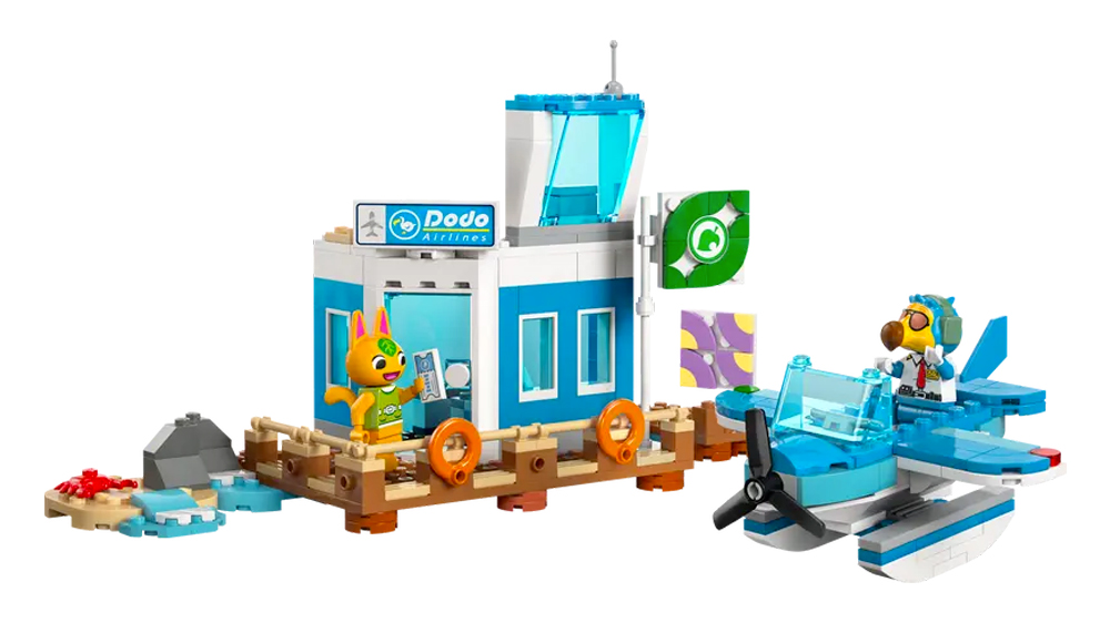 Sestavená LEGO® stavebnice Let s Dodo Airlines, pohled zepředu_01