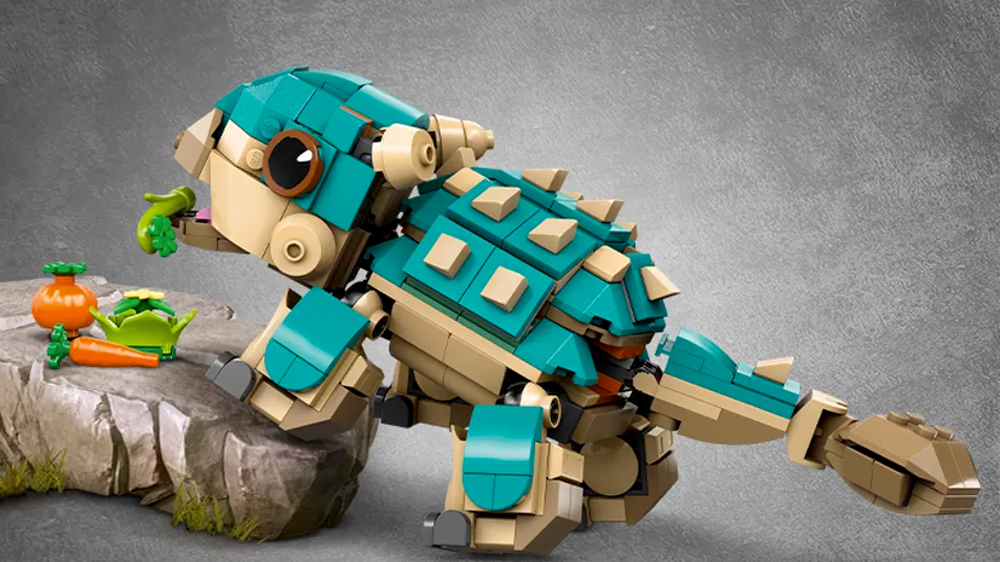 LEGO® Jurassic World 76962 Malá Bumpy: Ankylosaurus opírající o kámen a jí zeleninu_02