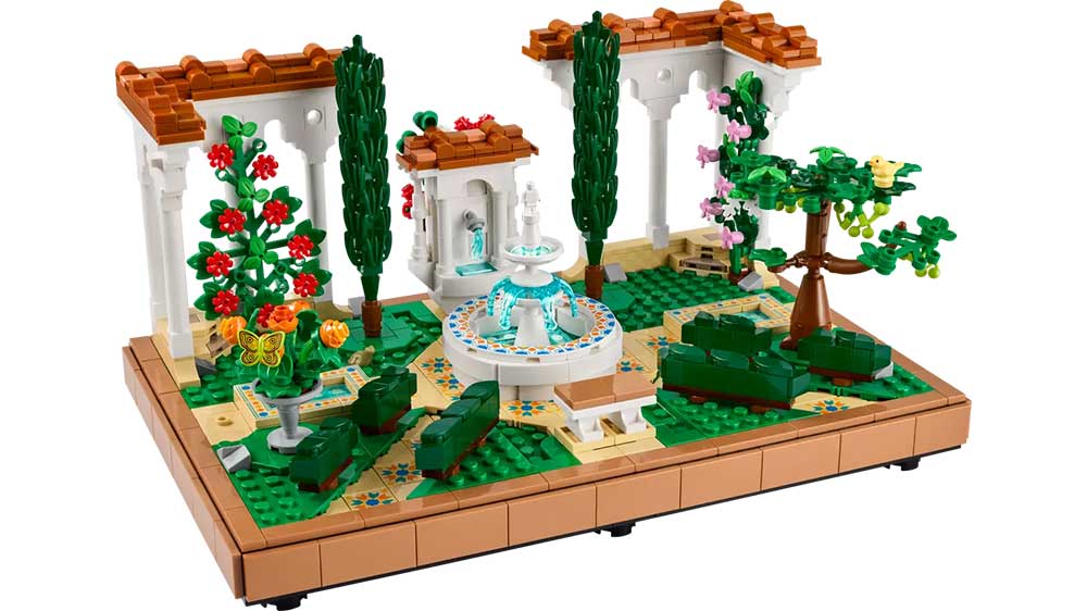 LEGO® Icons 10359 Zahrada s fontánou_01