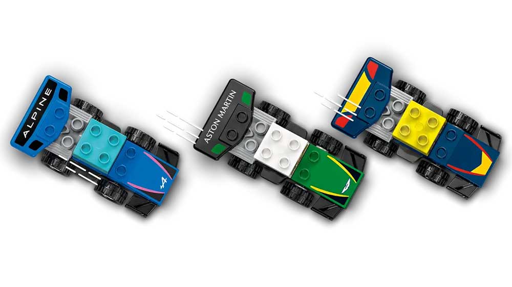 Stavebnice LEGO® DUPLO® 10445 Závodní auta a řidiči týmu F1® tři auta_02