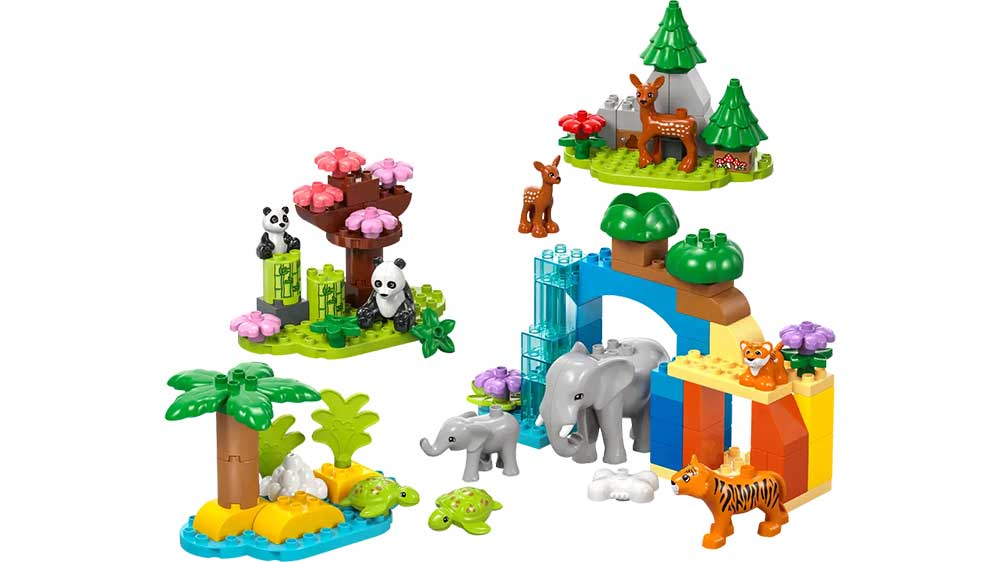 Stavebnice LEGO® DUPLO® 10446 Rodinky divokých zvířat 3 v 1_01