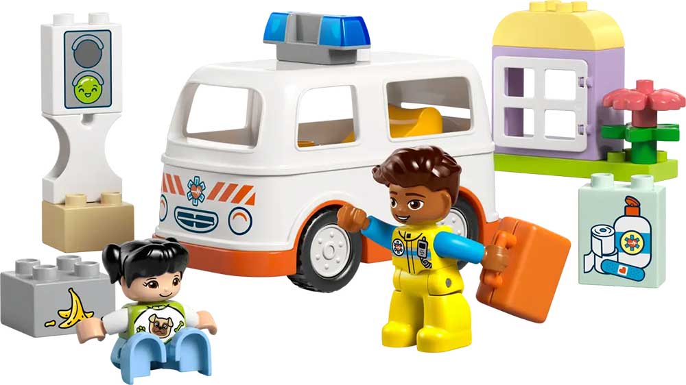 Stavebnice LEGO® DUPLO® 10447 Sanitka a řidič_01