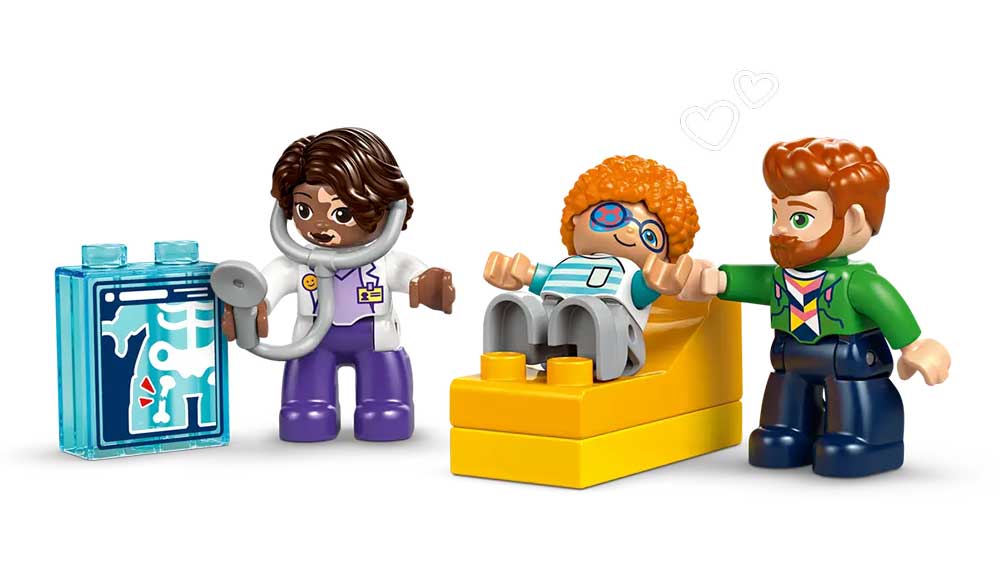 Stavebnice LEGO® DUPLO® Město 10449 První návštěva u lékaře figurky_02