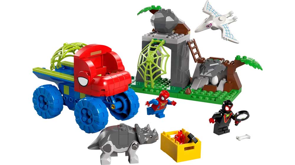 Stavebnice LEGO® Marvel Spidey a jeho úžasní přátelé 11199 Spideyho tým a záchrana dinosaurů s truckem_01