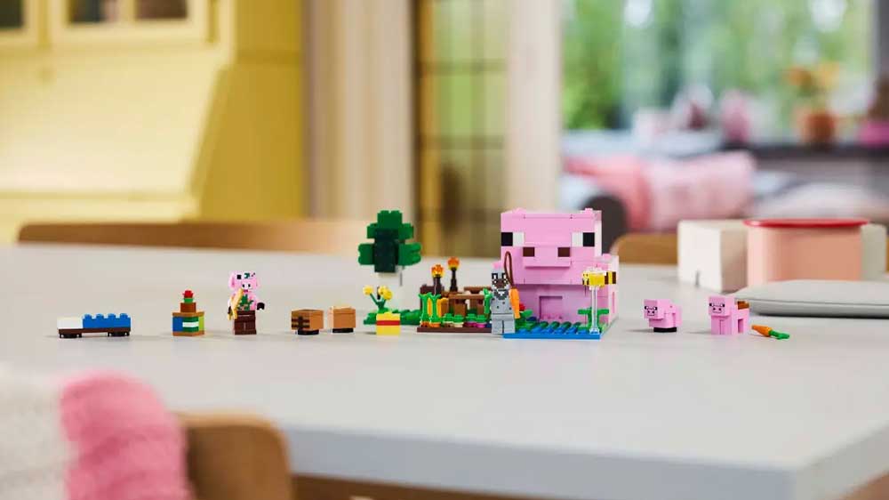 Minifigurky Stavebnice LEGO® Minecraft® 21268 Domeček Prasátka_03