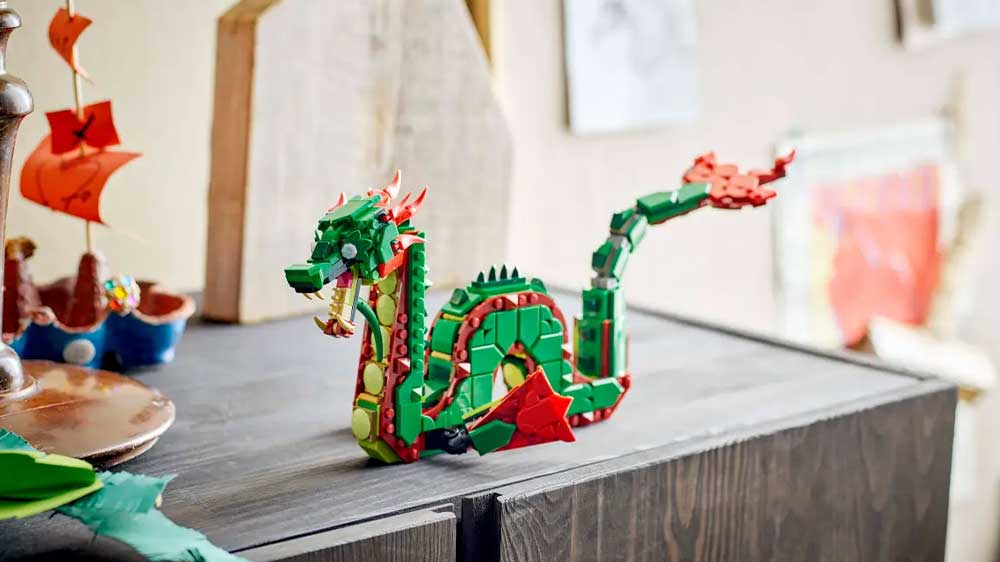Stavebnice LEGO® Creator 3 v 1 31161 Středověký drak, mořský had_04