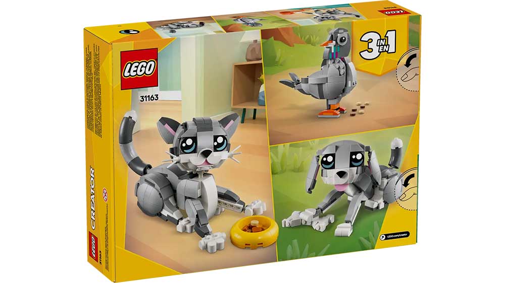 Stavebnice LEGO® Creator 3 v 1 31163 Hravá kočka krabice_04