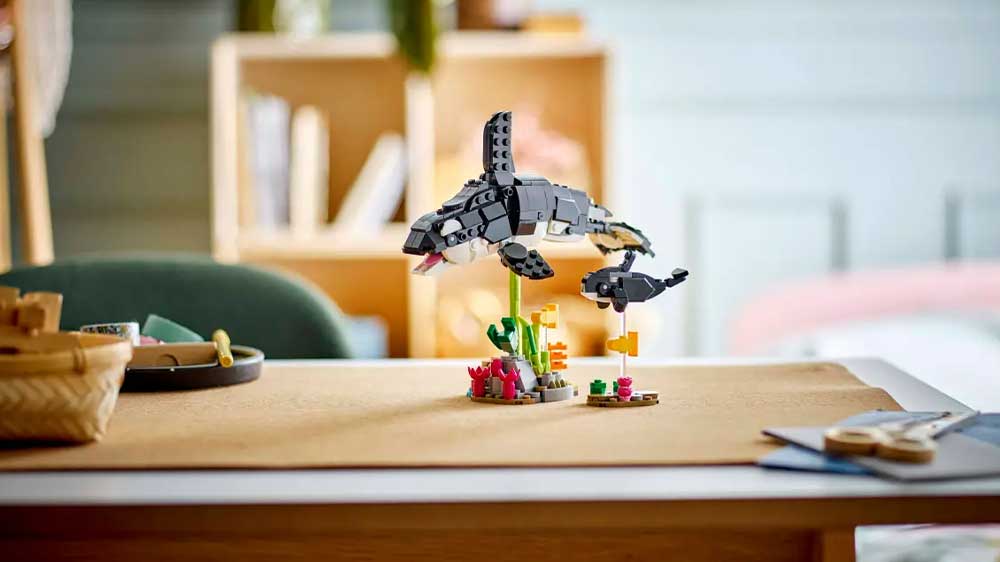 Stavebnice LEGO® Creator 3 v 1 31165 Divoká zvířata: Pandí rodinka kosatky_03