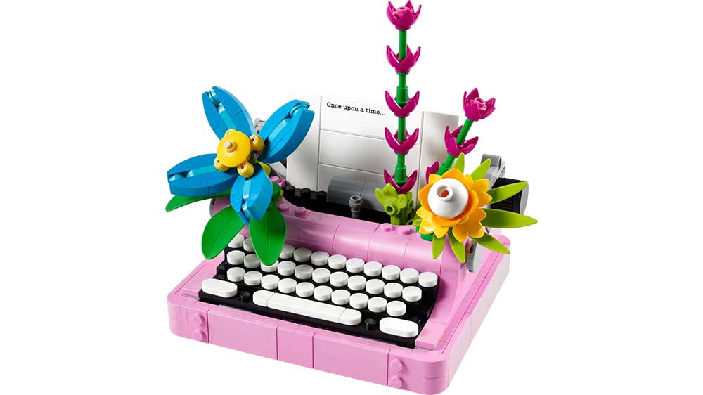 Stavebnice LEGO® Creator 3 v 1 31169 Psací stroj s květinami_01