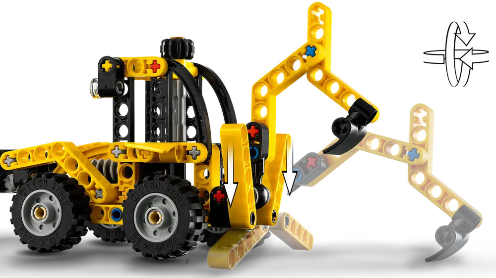 LEGO® Technic 42197 Zadní nakladač a jeho pohyblivé části_02